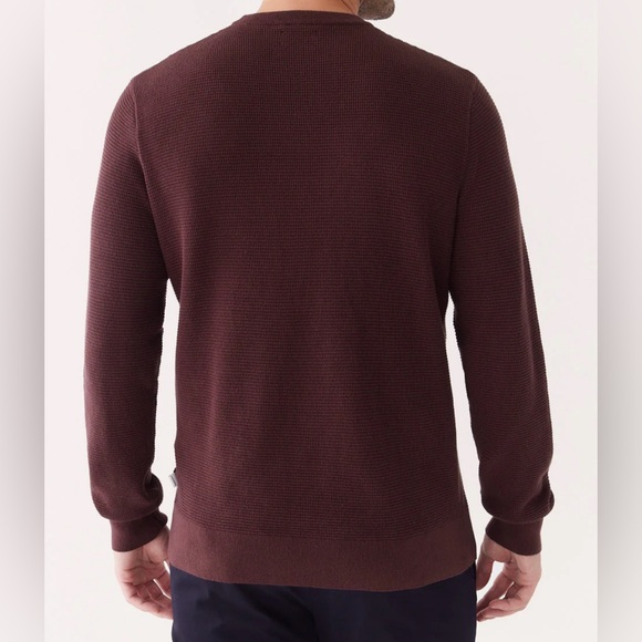NWT - Frank & Oak Men’s Waffle Knit Organic Cotton Sweater - Size XL - Picture 3 of 11